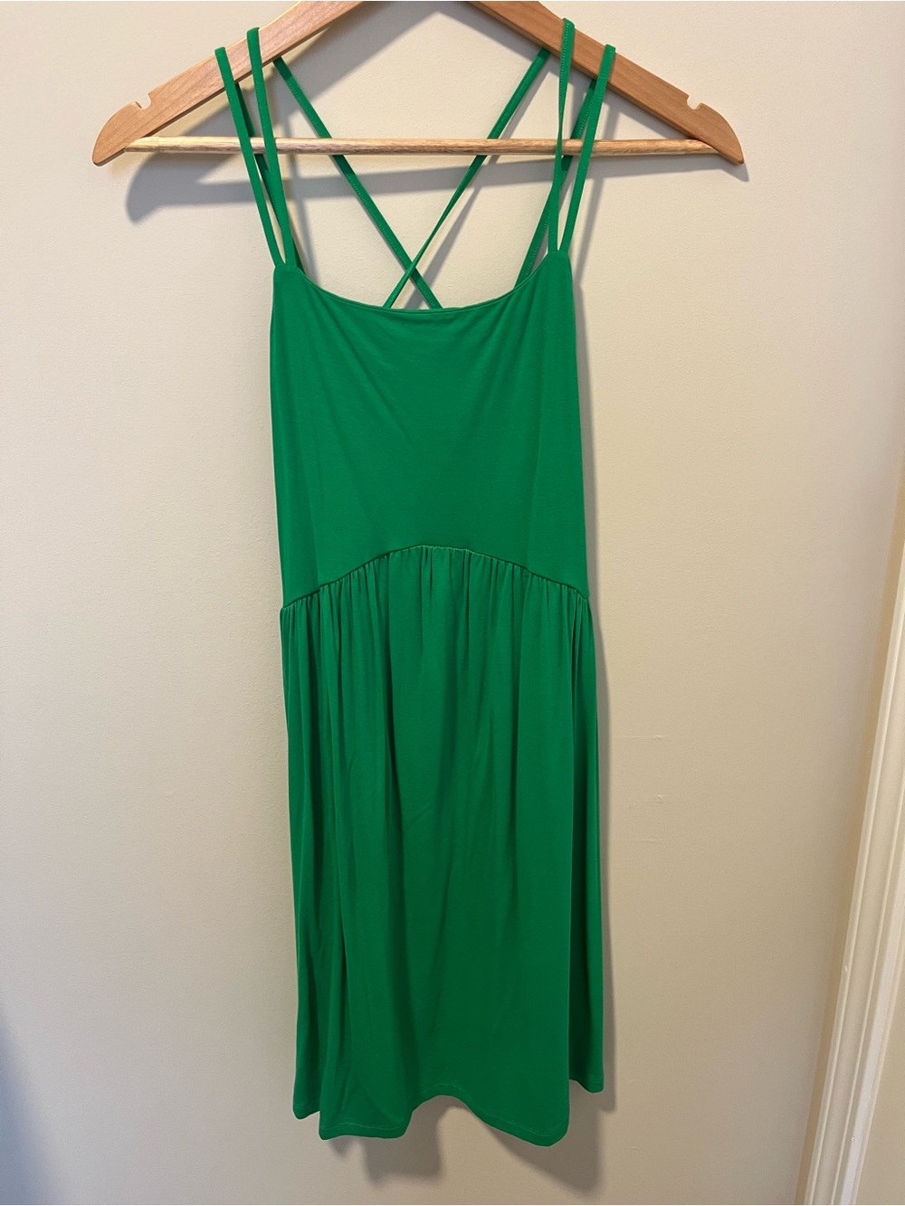Old Navy Emerald Green Strappy Midi Dress